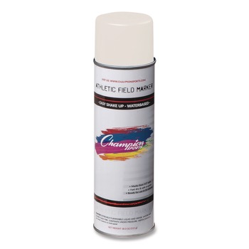 Champion Sports 18 oz. Aerosol Spray Field Marking Paint - White (12/Carton)