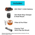 Handheld Vacuums | Black & Decker BSV2020P 20V MAX POWERSERIES Extreme Cordless Stick Vacuum Cleaner Kit (2 Ah) image number 1