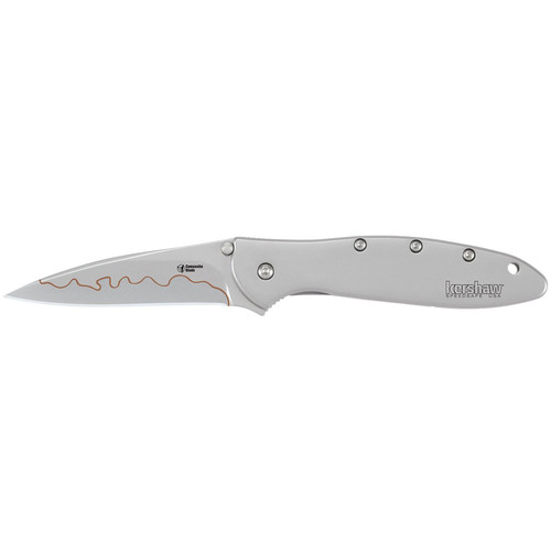  | Kershaw Knives 1660CB Leek Knife with Sandvik Stainless-steel/CPM-D2 Composite Two tone SS Blade image number 0