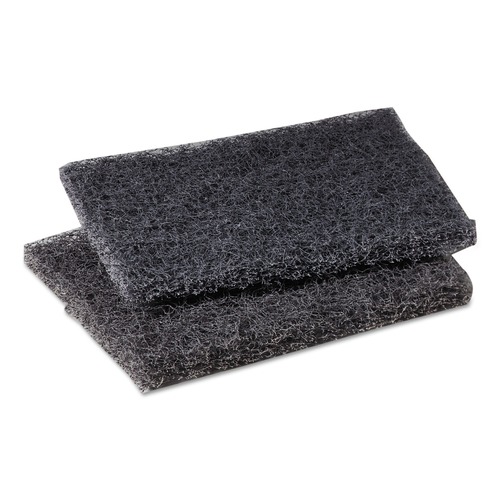 Labor Day Sale! Save $30 off $199! | Scotch-Brite PROFESSIONAL 46 4 x 5.25 Griddle Polishing Pad - Gray (60/Carton) image number 0