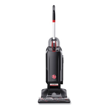 Hoover Commercial Task Vac Hard Bag Lightweight Upright Vacuum with 14 in. Cleaning Path - Black