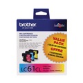  | Brother LC613PKS LC613PKS Innobella 325 Page-Yield Ink - Cyan/Magenta/Yellow (3/Pack) image number 0