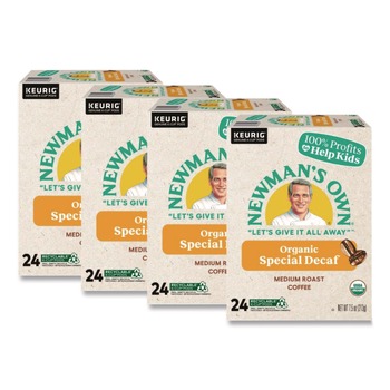 Newman's Own Organics Coffee K-Cups - Special Decaf (96/Carton)