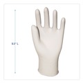 Disposable Gloves | Boardwalk BWK315SBX 4 mil Powder-Free Synthetic Vinyl Gloves - Small, Beige (100/Box) image number 2