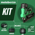 Framing Nailers | Metabo HPT NR3690DRM MultiVolt 36V Brushless Lithium-Ion 21 Degree Cordless Framing Nailer Kit (2.5 Ah) image number 1