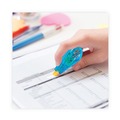 Office Jansan | BIC WOTM11 Wite-Out Brand 0.2 in. x 26.2 ft. Non-Refillable Mini Correction Tape - Assorted (1-Dozen) image number 3