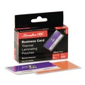 Laminating Supplies | GBC 51005CF 3.69 in. x 2.19 in. 5 mil UltraClear Thermal Laminating Pouches - Gloss Clear (100/Box) image number 0