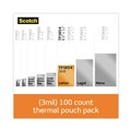 Office Jansan | Scotch TP3854-100 9 in. x 11.5 in. 3 mil Laminating Pouches - Gloss Clear (100/Pack) image number 8