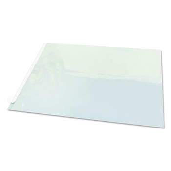 Artistic 25.5 x 21 Second Sight Plastic Desk Protector with Hinged Protector - Clear