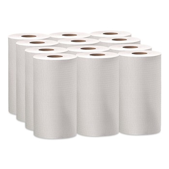 WypAll X60 9.8 in. x 13.4 in. Cloths - Small, White (130/Roll, 12 Rolls/Carton)