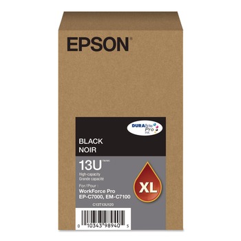 Epson (T13U) DURABrite Pro 5,800 Page-Yield High-Yield Ink - Black
