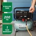 Portable Air Compressors | Metabo HPT EC914SM THE TANK 1.3 HP 6 Gallon Portable Pancake Air Compressor image number 1
