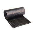 Trash Bags | Boardwalk V8046EKKR01 40 in. x 46 in. 45 gal. 19 mic High-Density Can Liners - Black (150/Carton) image number 1