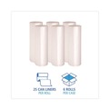 Trash Bags | Boardwalk V7658ENKR01 38 in. x 58 in. 60 gal. 19 mic High-Density Can Liners - Natural (150/Carton) image number 4