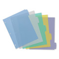Office Jansan | Avery 16170 Write and Erase Big Tab 11 in. x 8.5 in. 5-Tab 3-Hole Punched Durable Plastic Dividers - Assorted (1-Set) image number 1