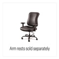 Office Chairs | Safco 3592BL Supports Up to 400 lbs. 19 in. to 22 in. Seat Height Optimus High Back Big and Tall Chair - Vinyl, Black image number 3