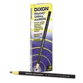 Markers | Dixon X00081 Thin Lead China Marker - Black (1-Dozen) image number 0