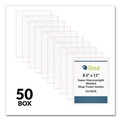 Office Jansan | C-Line 80911 Super Heavy-Duty Top Load 8.5 in. x 11 in. Insert Clear Vinyl Shop Ticket Holders - Clear Front (50/Box) image number 5