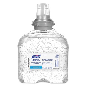 PURELL 5456-04 1200 mL Advanced Instant Gel Hand Sanitizer TFX Refill