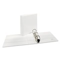 Office Jansan | Avery 79193 11 in. x 8.5 in. 3 in. Capacity 3 Rings Heavy-Duty View Binder with DuraHinge and Locking One Touch EZD Rings - White image number 2