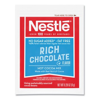 Nestle 12240821 0.28 oz Hot Cocoa Mix Packet - Rich Chocolate (180/Carton)