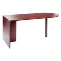 Office Jansan | Alera ALEVA277236MY 71 in. x 35.5 in. x 29.63 in. Valencia Series D-Top Desk - Mahogany image number 0