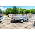 Utility Trailer | Detail K2 MMT5X7G-DUG 5 ft. x 7 ft. Multi Purpose Utility Trailer Kits with Drive Up Gate (Galvanized) image number 5