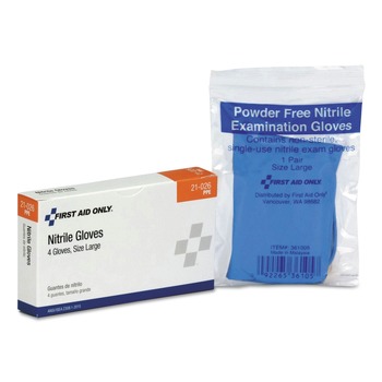 First Aid Only ANSI Compliant Exam Gloves First Aid Kit Refill