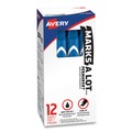 Office Jansan | Avery 08886 MARKS A LOT Broad Chisel Tip Large Desk-Style Permanent Marker - Blue (1-Dozen) image number 0
