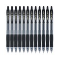 Office Jansan | Pilot 31020 G2 Premium Retractable 0.7 mm Gel Ink Pen - Fine, Black (Dozen) image number 3