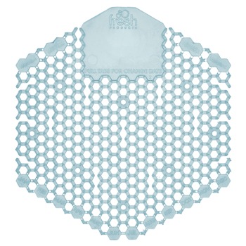 Fresh Products Wave 3D Urinal Deodorizer Screen - Ocean Mist Scent, Blue (10/Box)