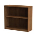 Office Filing Cabinets & Shelves | Alera ALEVA633032WA Valencia Series 31-3/4 in. x 14 in. x 29-1/2 in. Two-Shelf Bookcase - Modern Walnut image number 1