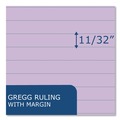 Notebooks & Pads | Roaring Spring 12264 6 in. x 9 in. Orchid 80-Sheets Gregg Rule EnviroShades Steno Pad - White Cover (24/Carton) image number 6