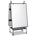  | MasterVision EA49125016 Creation Station Dry Erase Board, 29 1/2 X 74 7/8, Black Frame image number 2