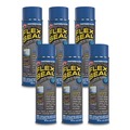 Adhesives & Glues | Flex Seal Products FSBLUR20 14 oz Flex Seal Liquid Rubber Sealant Coating Aerosol - Dries Blue (6/Carton) image number 0