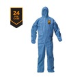 Bib Overalls | Ansell KCC 58515 A20 Breathable Particle Protection Coveralls - 2X-Large, Blue (24/Carton) image number 1
