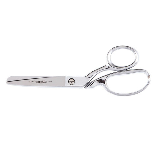 Klein Tools 208F 8 in. Fully Rounded Tip Bent Trimmer Scissors image number 0