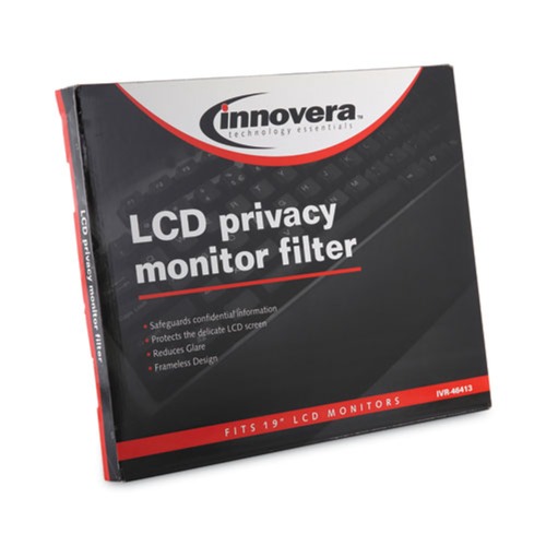 Innovera IVR46413 Premium Antiglare Blur Privacy Monitor Filter for 19 in. - 20 in. LCD image number 0