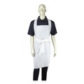 Food Service | AmerCareRoyal RPA20HW 28 in. x 46 in. 1.77 mil Heavyweight Poly Aprons - One Size Fits All, White (500/Carton) image number 2