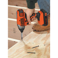 Black & Decker BD2KITCDDI 20V MAX Brushed Lithium-Ion 3/8 in. Cordless Drill Driver / 1/4 in. Impact Driver Combo Kit (1.5 Ah) image number 11