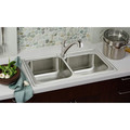 Kitchen Sinks | Elkay D115161 Dayton Top Mount 15 in. x 15 in. Single Bowl Bar Sink (Stainless Steel) image number 1