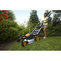 Push Mowers | Worx WG771 56V Lithium-Ion 19 in. 3-in-1 Zero-Turn Mower image number 1