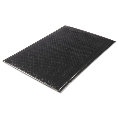  | Guardian 24030501DIAM Soft Step 36 in. x 60 in. Supreme Anti-Fatigue Floor Mat - Black image number 0