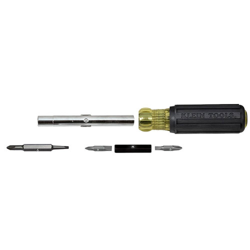 Screwdrivers | Klein Tools 32557 Heavy Duty 6-in-1 Multi-Bit Screwdriver / Nut Driver image number 0