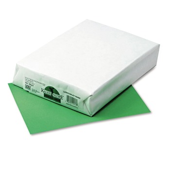 Pacon 24 lbs. 8.5 in. x 11 in. Kaleidoscope Multipurpose Colored Paper - Emerald Green (500/Ream)