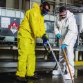 Safety Equipment | Ansell KCC 00682 A70 Chemical Spray Protection Coveralls - Medium/Yellow (12/Carton) image number 3