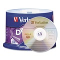 Office Electronics & Batteries | Verbatim 95037 4.7 GB 16x DVD R Recordable Disc - Matte Silver (50/Pack) image number 0