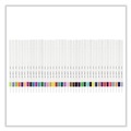 Office Jansan | uni-ball 24839 Fine 0.4 mm Stick EMOTT ever fine Porous Point Pen - Assorted Ink Colors, White Barrel (1 Set) image number 0