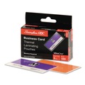 Laminating Supplies | GBC 51005CF 3.69 in. x 2.19 in. 5 mil UltraClear Thermal Laminating Pouches - Gloss Clear (100/Box) image number 2