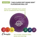 Toys | Champion Sports RSPGSET Rhino 8.5 in. Diameter Soft Playground Ball Set - Assorted Colors (6/Set) image number 2